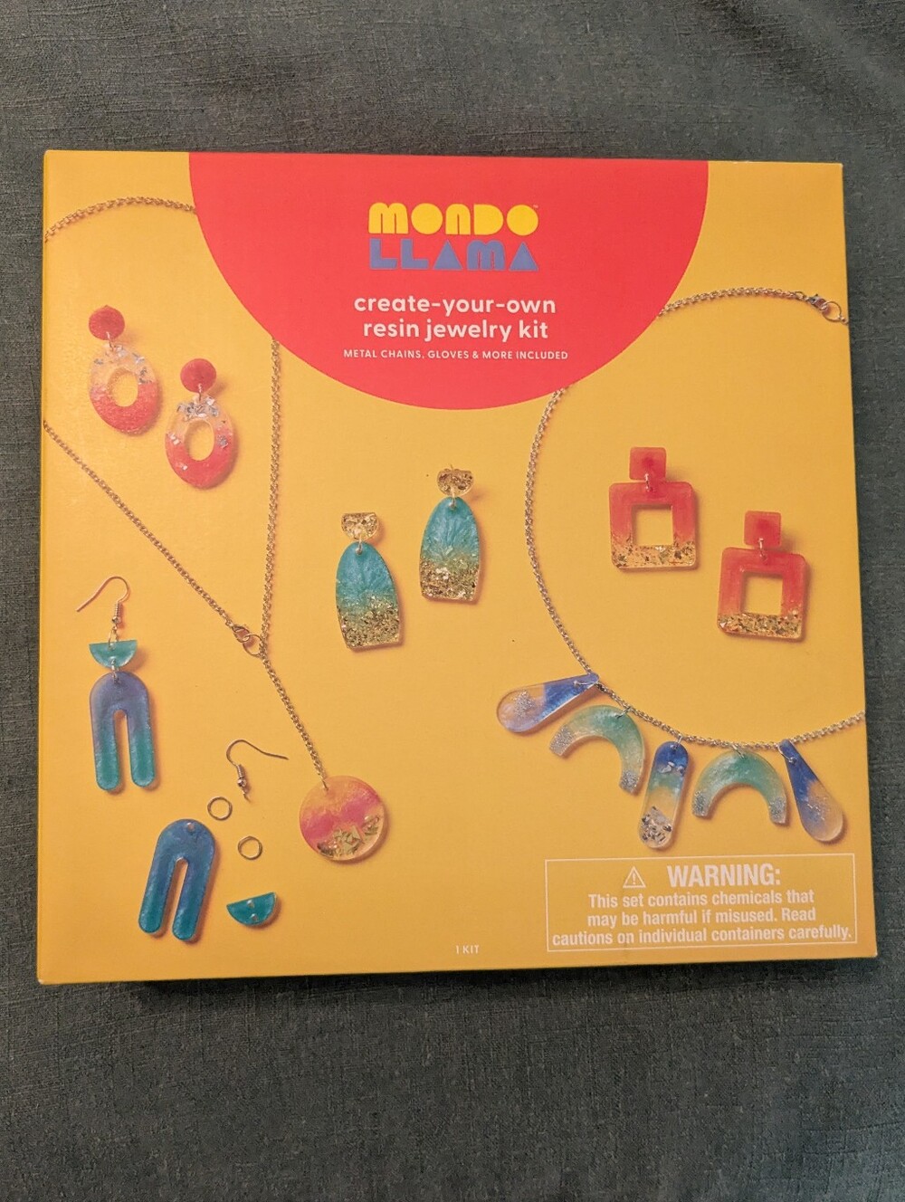 Mondo Llama Resin Jewelry Making Kit w/ Everything Included for Ages 8 & Up